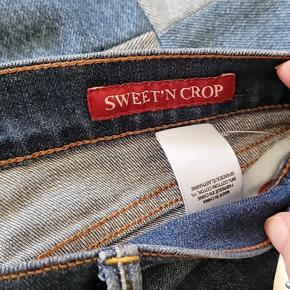 Lucky Brand Sweet Capri denim cuffed cropped jean - Picture 6 of 6